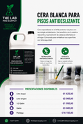 Cera para Pisos Blanca