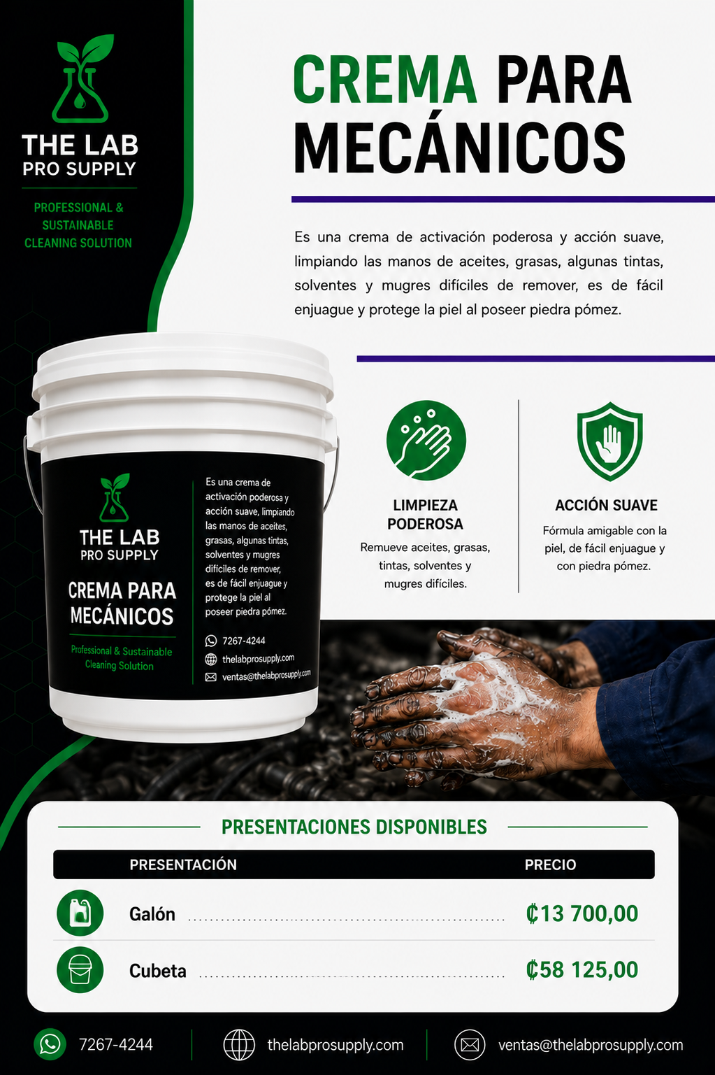 Crema para Mecánicos