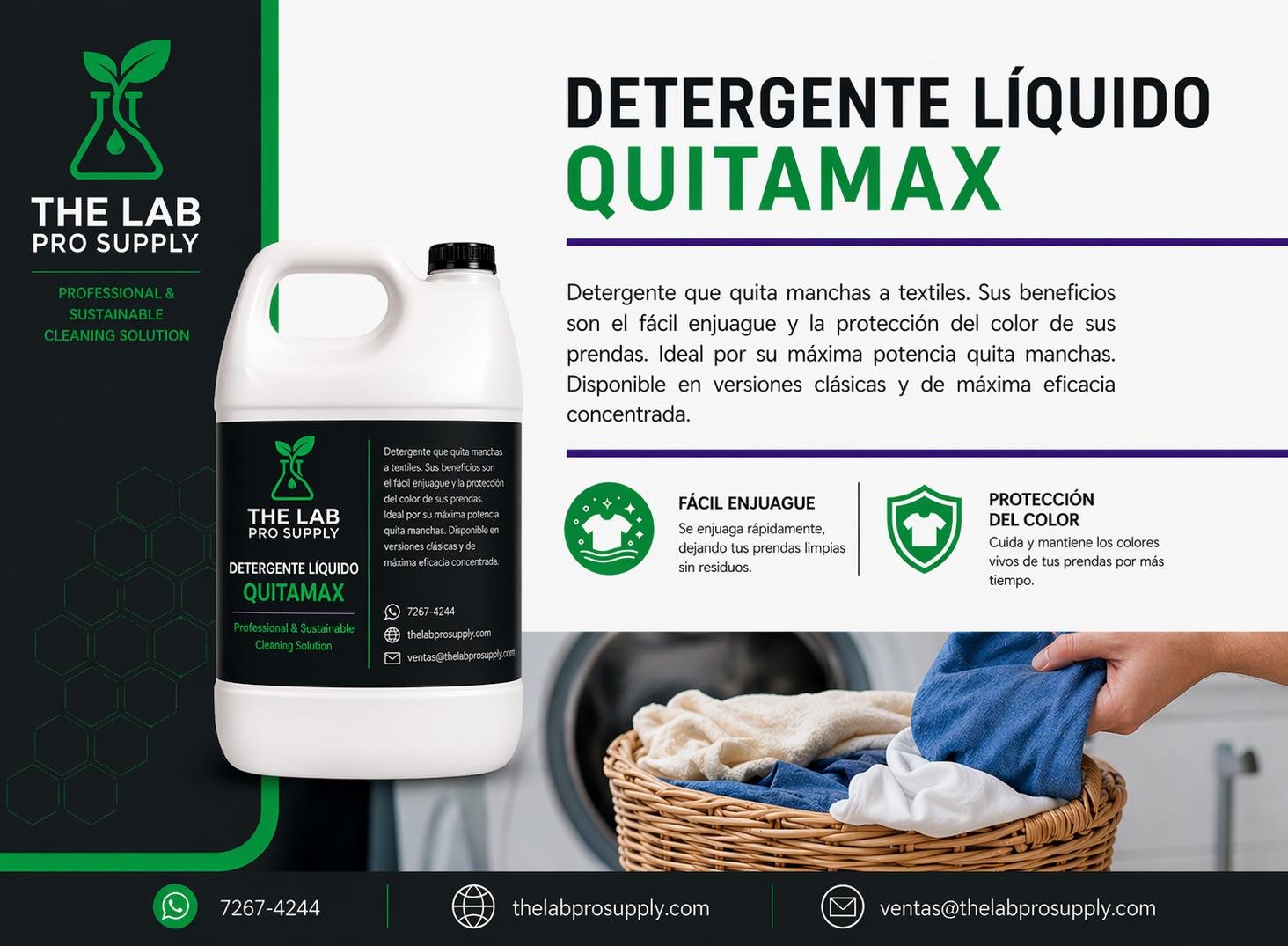 Detergente Quitamax