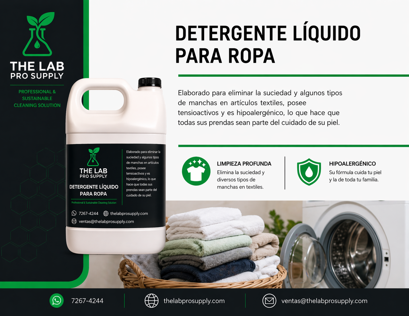 Detergente Líquido para Ropa