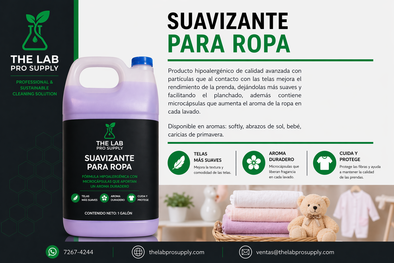 Suavizante para Ropa Premium
