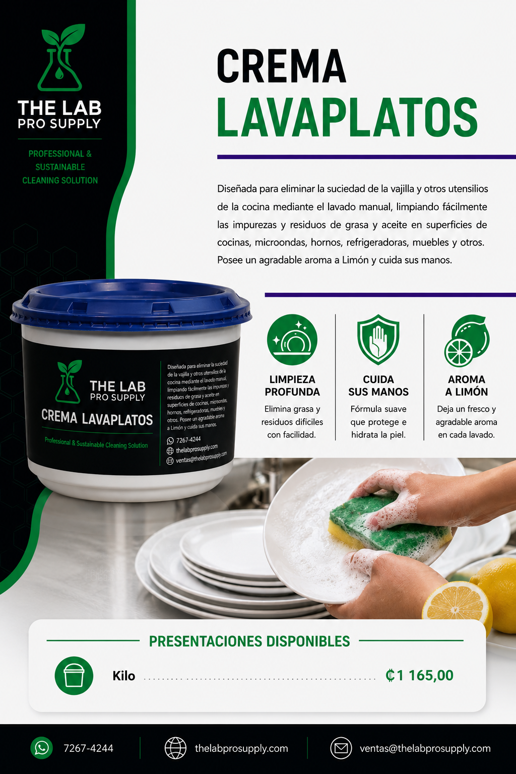 Crema Lavaplatos