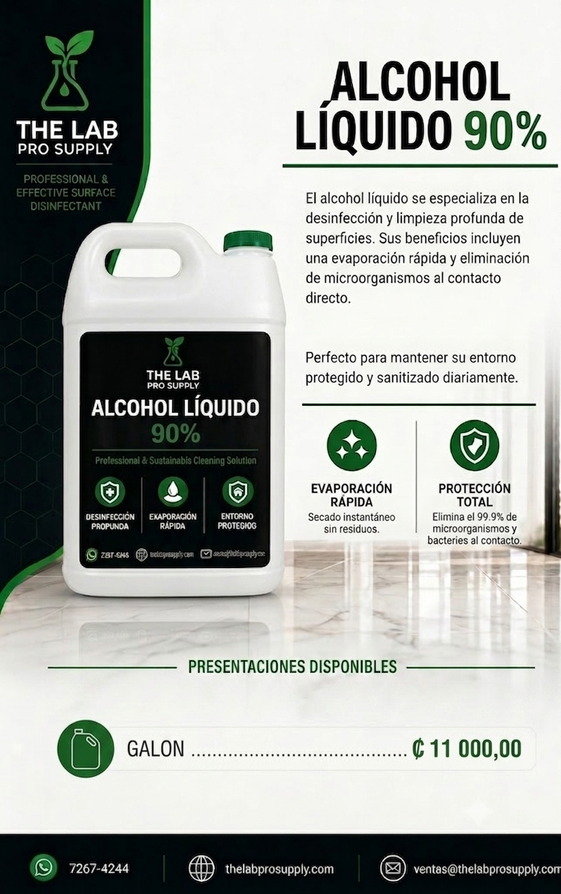 Alcohol Líquido 90%