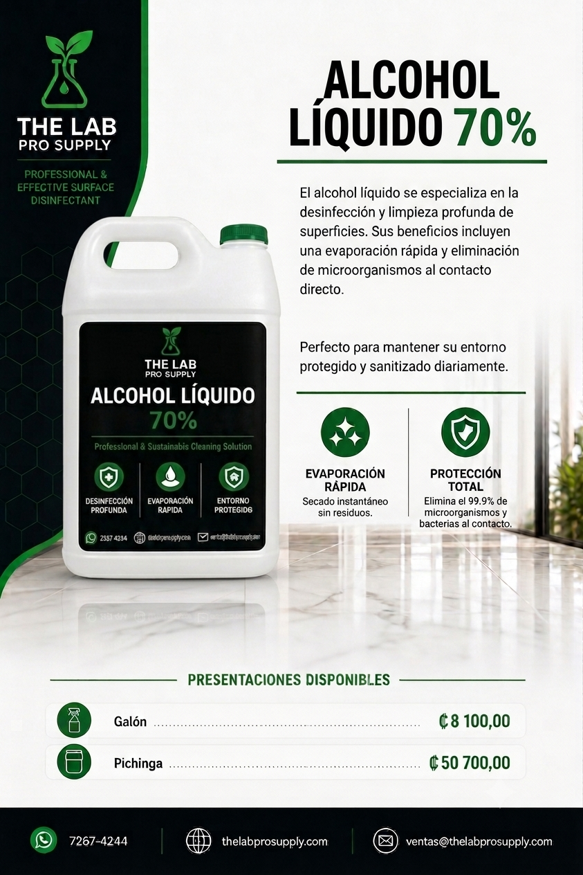 Alcohol Líquido 70%